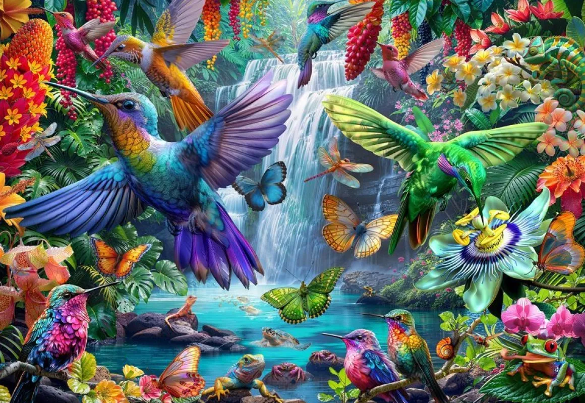 Holdson – Gallery 11 – Tropical Hummingbirds 300 XL Piece Puzzle