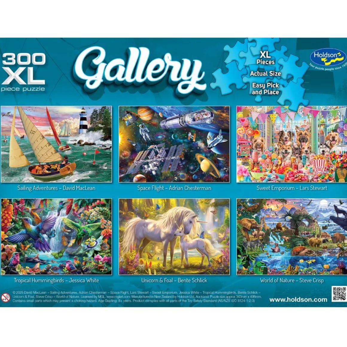 Holdson – Gallery 11 – Tropical Hummingbirds 300 XL Piece Puzzle