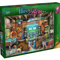 Holdson – His & Hers – Man Cave 1000 Piece Puzzle