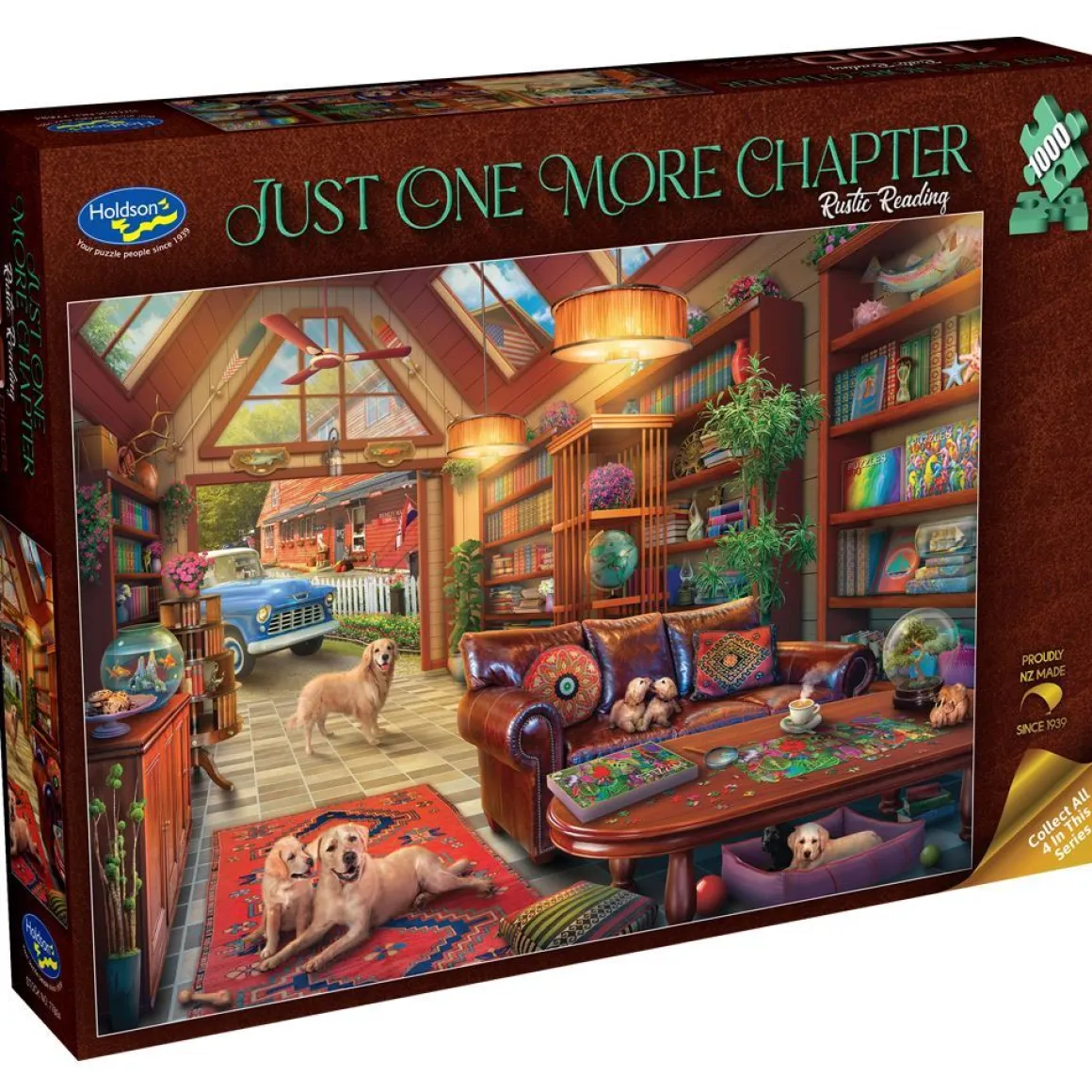 Holdson – Just one More Chapter – Rustic Reading 1000 Piece Puzzle