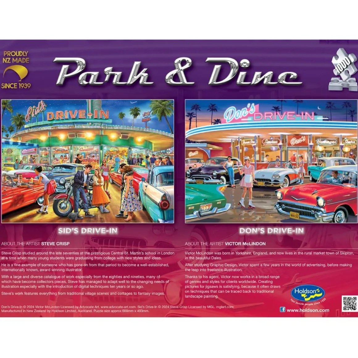 Holdson – Park & Drive – Don’s Drive-In 1000 Piece Puzzle