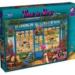 Holdson – Time to Shop S2 – Books & Coffee 1000 Piece Puzzle