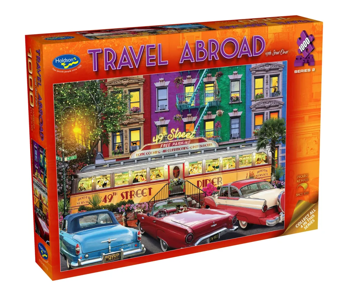 Holdson – Travel Abroad Series 2 – 49th Street Diner 1000 Piece Puzzle
