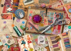 Holdson – Treats n Treasures Series 4 – Vintage Fabric & Notions 1000 Piece Puzzle