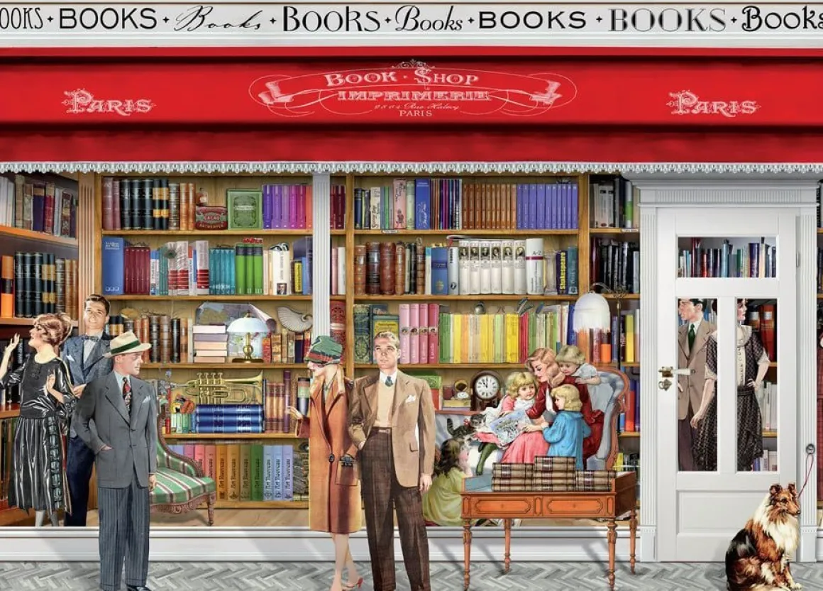 Holdson – Victorian Day Out, Book Shop 1000 Piece Puzzle