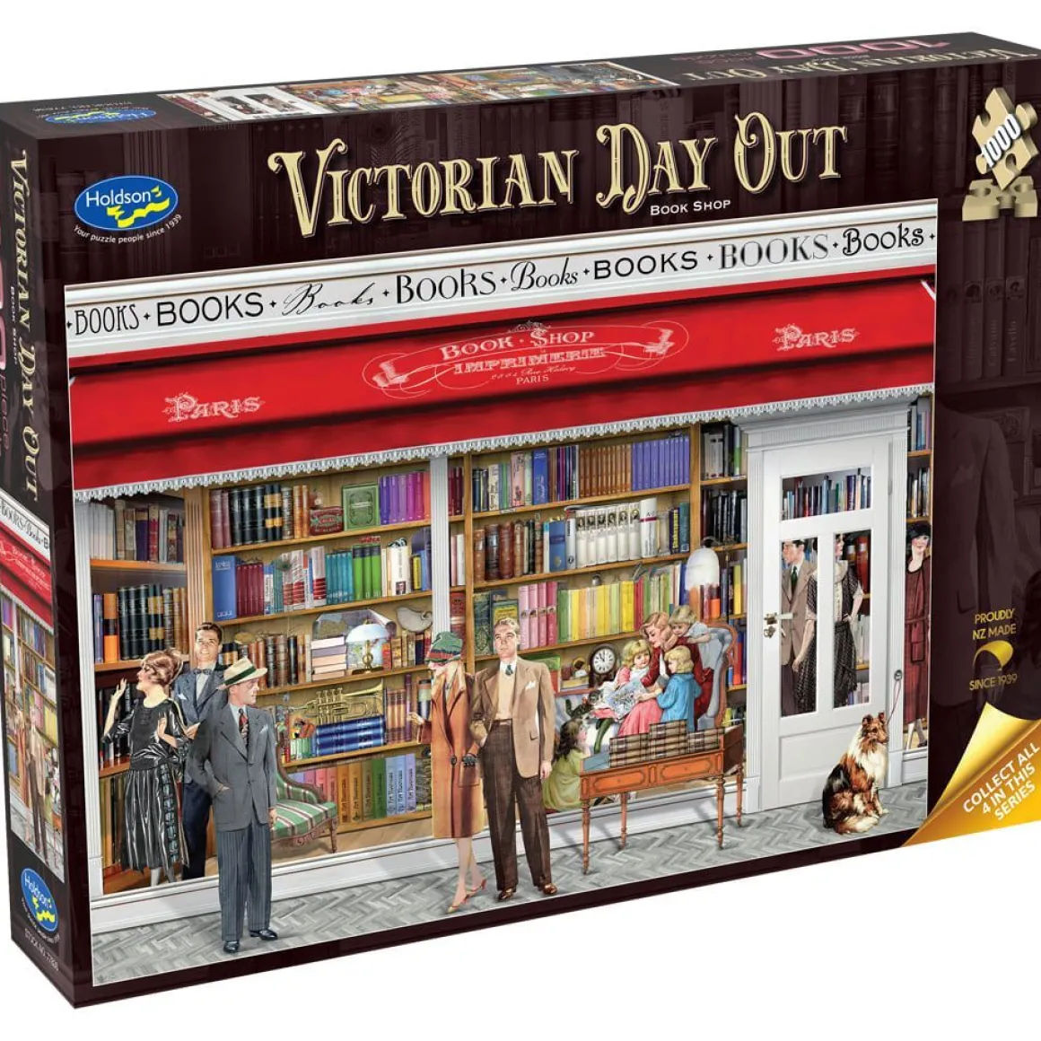 Holdson – Victorian Day Out, Book Shop 1000 Piece Puzzle