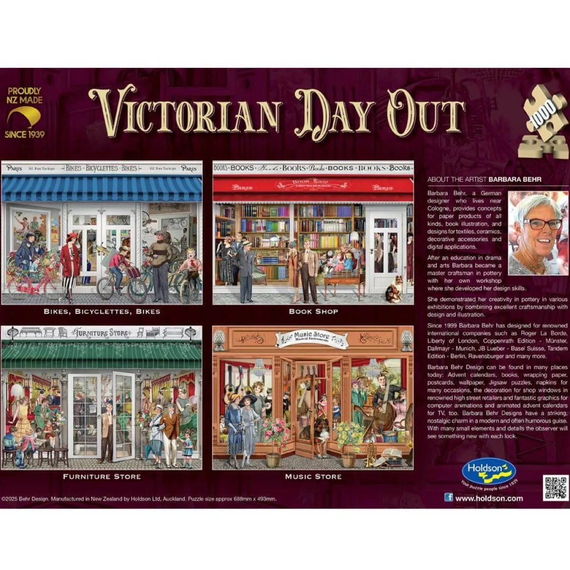 Holdson – Victorian Day Out, Music Store 1000 Piece Puzzle