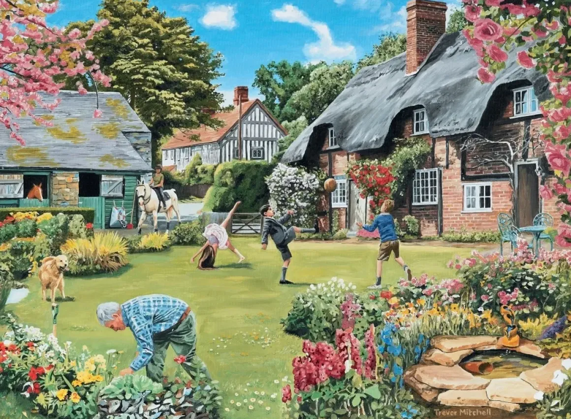 Holdson – Village Kids – Cottage Garden 1000 Piece Puzzle