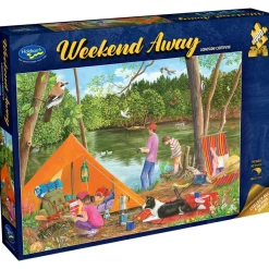 Holdson – Weekend Away – Lakeside Camping 1000 Piece Puzzle