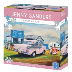 Jenny Sanders – Salt Water Bait Shop 1000 Piece Jigsaw Puzzle – Blue Opal