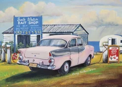 Jenny Sanders – Salt Water Bait Shop 1000 Piece Jigsaw Puzzle – Blue Opal