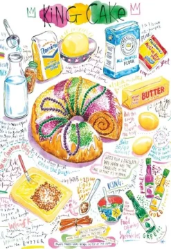 Magnolia – King Cake 1000 Piece Puzzle