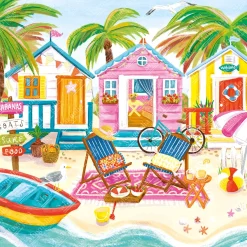 Magnolia – Olivia Gibbs – Beach Huts 1000 Piece Puzzle