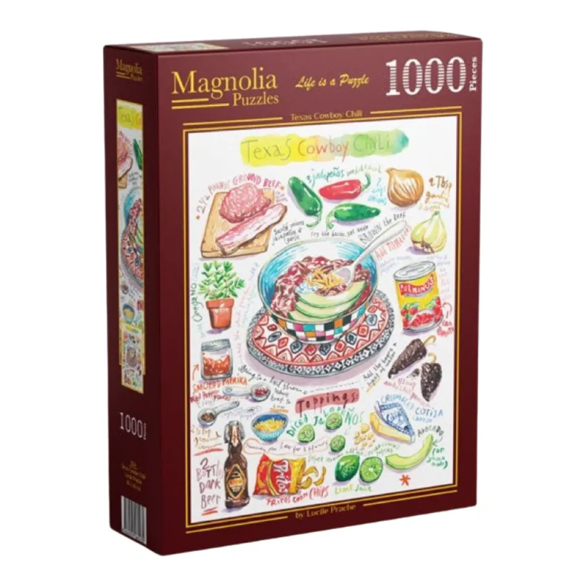 Magnolia – Texas Cowboy Chili 1000 Piece Puzzle