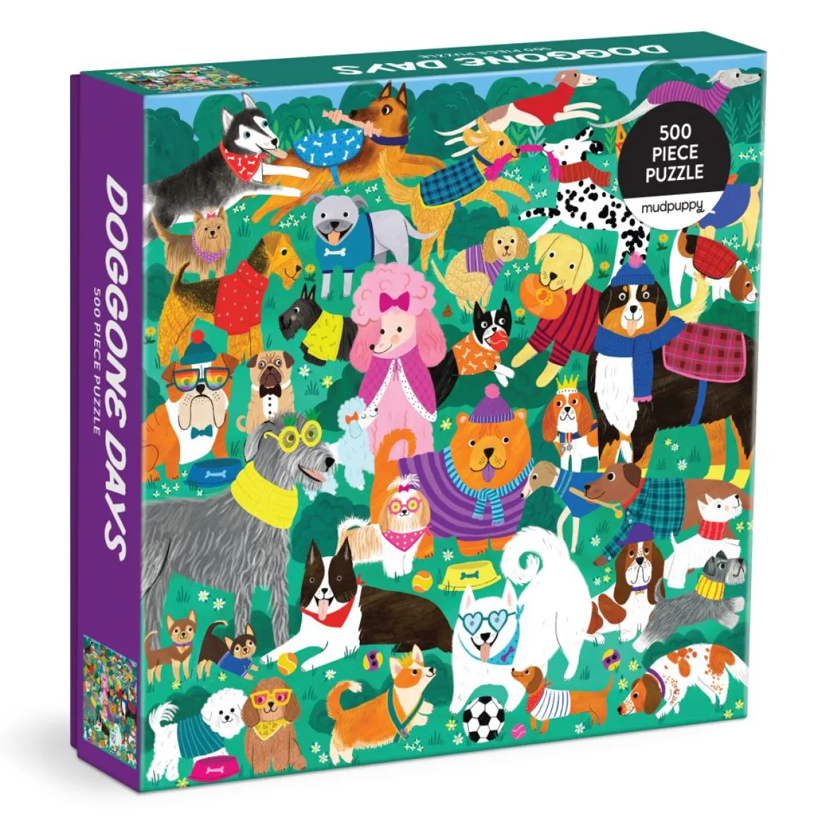 Mudpuppy – Doggone Days 500 Piece Puzzle