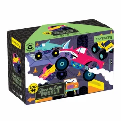 Mudpuppy – Glow in the Dark – Monster Trucks 100 Piece Puzzle