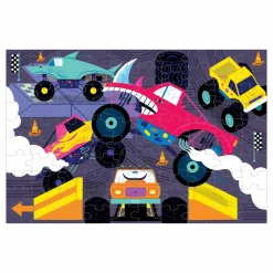 Mudpuppy – Glow in the Dark – Monster Trucks 100 Piece Puzzle