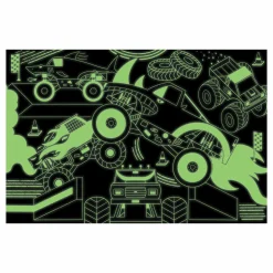 Mudpuppy – Glow in the Dark – Monster Trucks 100 Piece Puzzle