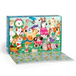 Mudpuppy – Ho Ho Howl Countdown Puzzle Set