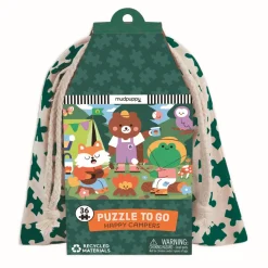 Mudpuppy – Puzzle to Go – Happy Campers 36 Piece Puzzle