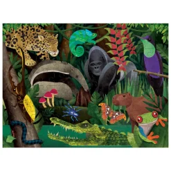 Mudpuppy – Rainforest Above & Below Double Sided 100 Piece Puzzle