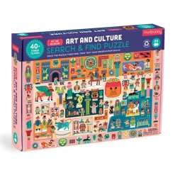 Mudpuppy – Search and Find – Art and Culture 64 Piece Puzzle