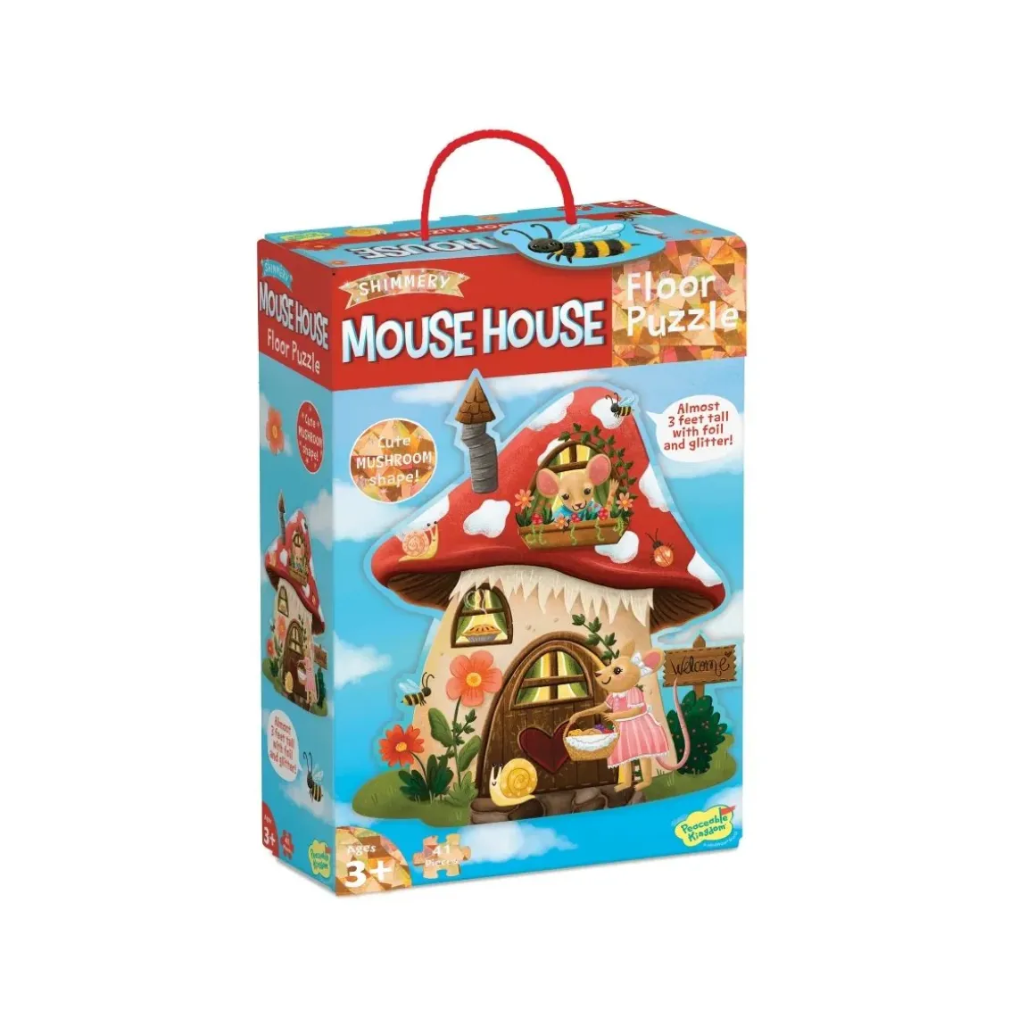 Peaceable Kingdom – Mouse House 41 Piece Floor Puzzle
