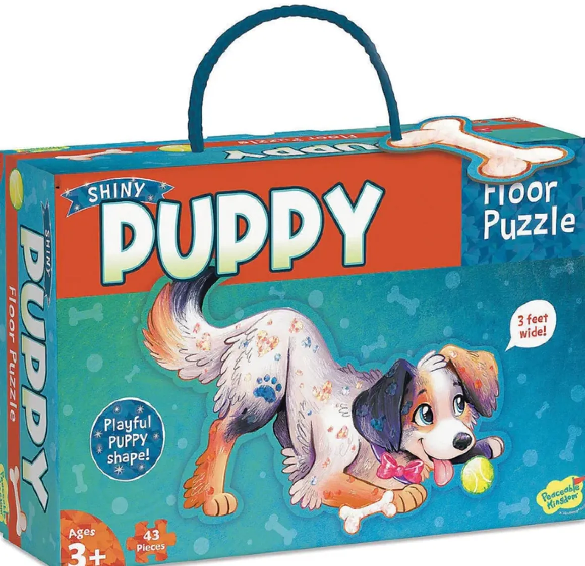 Peaceable Kingdom – Puppy 43 Piece Floor Puzzle