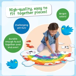 Peaceable Kingdom – Rainbow 35 Piece Floor Puzzle