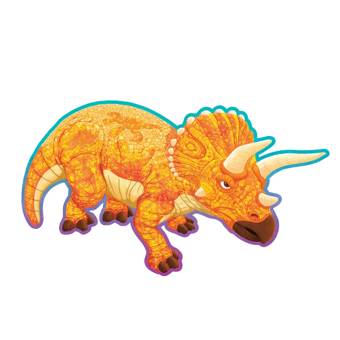 Peaceable Kingdom – Triceratops 52 Piece Floor Puzzle