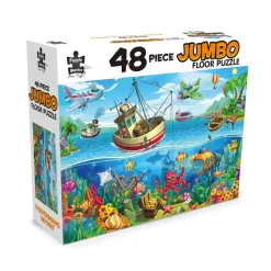 Puzzle Master – Fishermans Wharf 48 Piece Jumbo Floor Puzzle