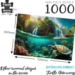 Puzzle Master – Turtle Discovery 1000 Piece Puzzle