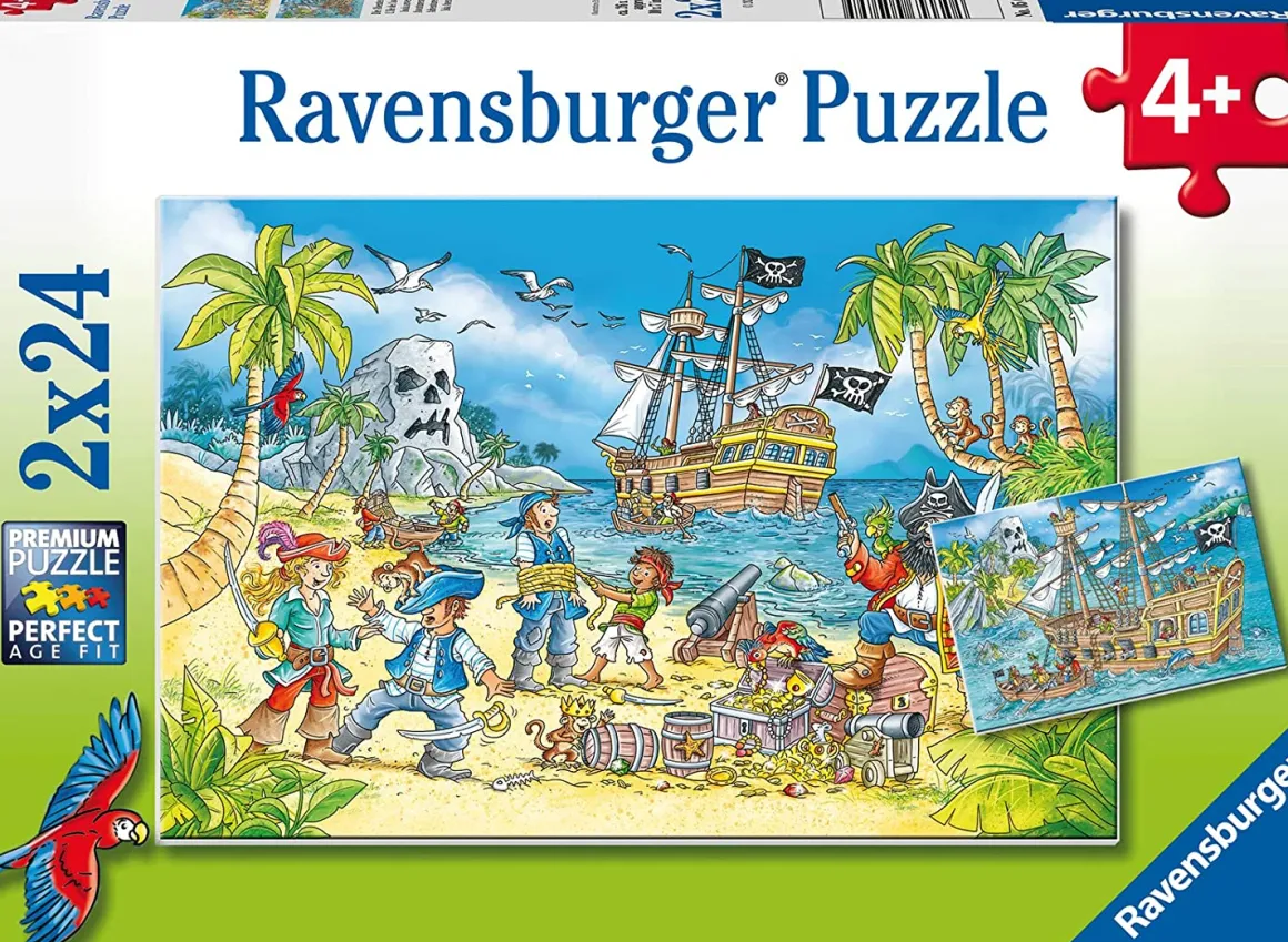 Ravensburger – Adventure Island 2 X 24 Piece Jigsaw Puzzle