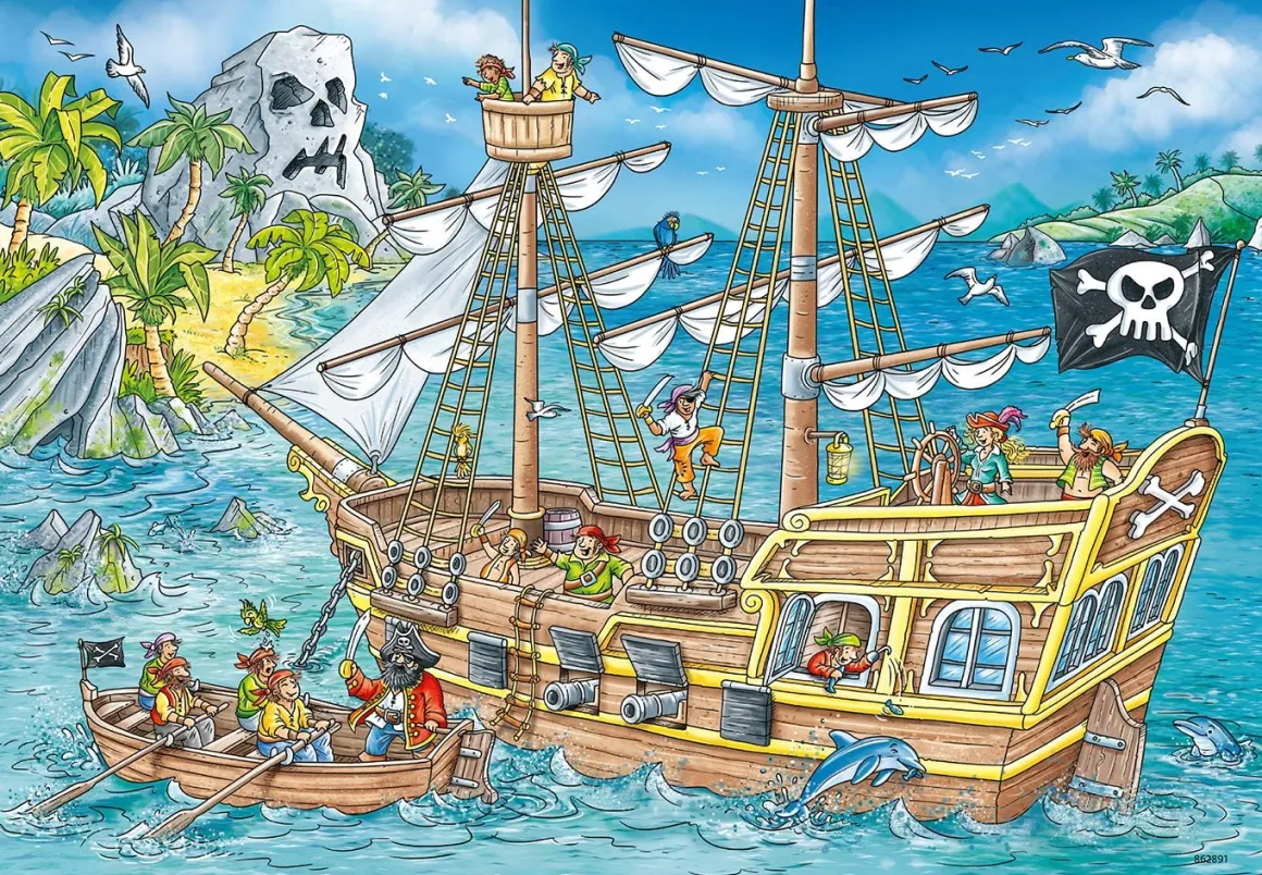 Ravensburger – Adventure Island 2 X 24 Piece Jigsaw Puzzle
