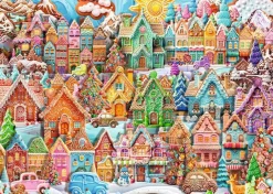 Ravensburger – Christmas Cookie Village 1000 Piece Puzzle