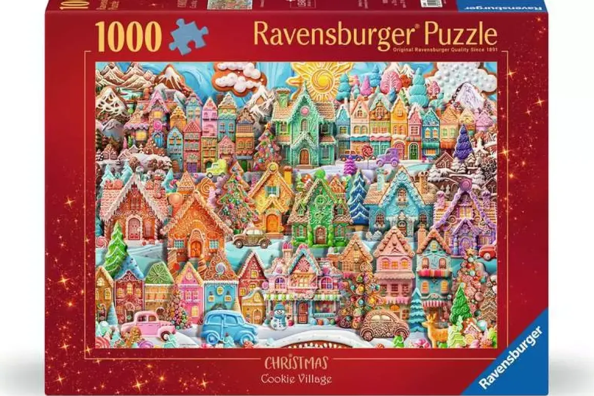 Ravensburger – Christmas Cookie Village 1000 Piece Puzzle