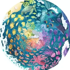 Ravensburger – Circle of Colors Ocean, 500 Piece Round Puzzle