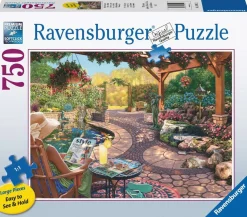 Ravensburger – Cosy Backyard Bliss 750 Large Piece Format Puzzle