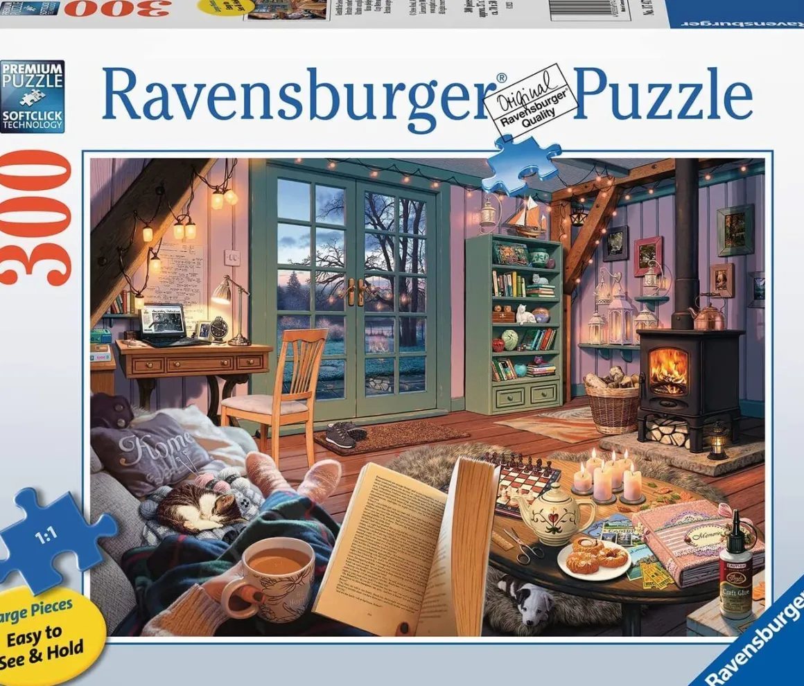 Ravensburger – Cozy Retreat 300 Large Piece Format Puzzle