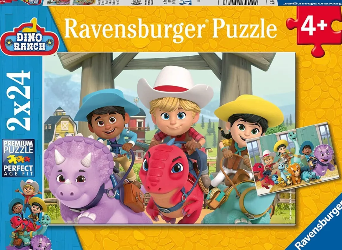 Ravensburger – Dino Ranch – Friendship 2 X 24 Piece Puzzle