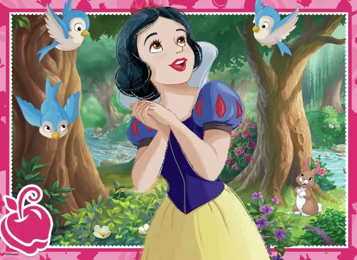 Ravensburger – Disney Princess, Make your own Fairytale Bumper Puzzle Pack 4 x 100 Piece