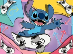 Ravensburger – Disney Stitch, Sporty Stitch –  4 in a Box Puzzle Set
