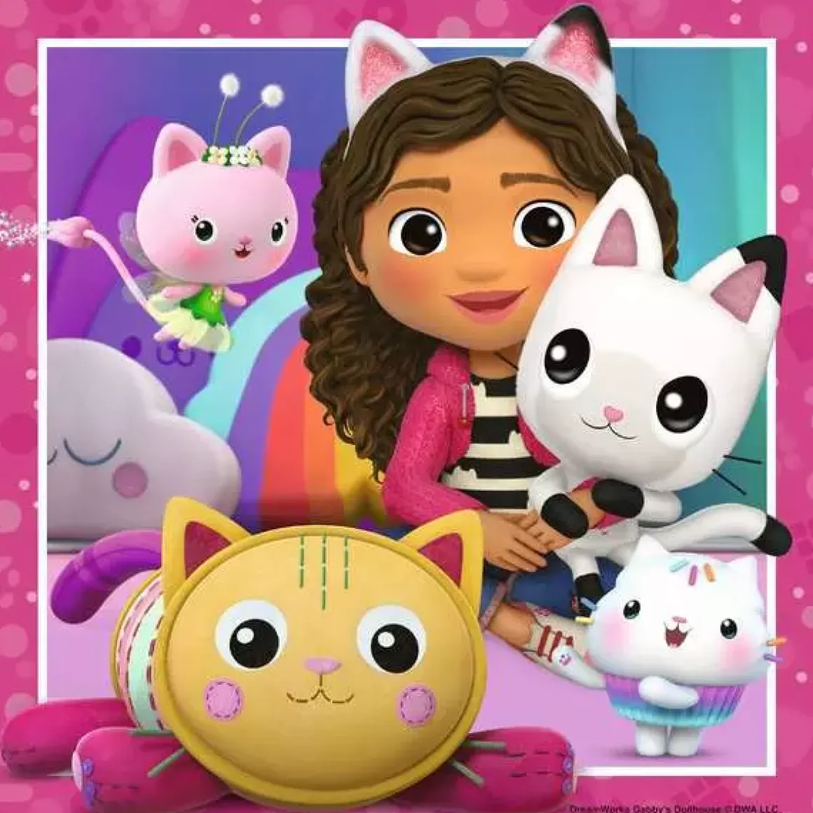 Ravensburger – Gabby’s Dollhouse – It’s a Meow Time 3 x 49 Piece Puzzle