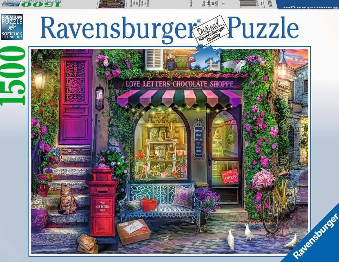 Ravensburger – Love Letters Chocolate Shop 1500 Piece Puzzle