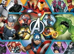 Ravensburger – Marvel Avengers, Earths Mightiest Heroes 100 Piece Puzzle