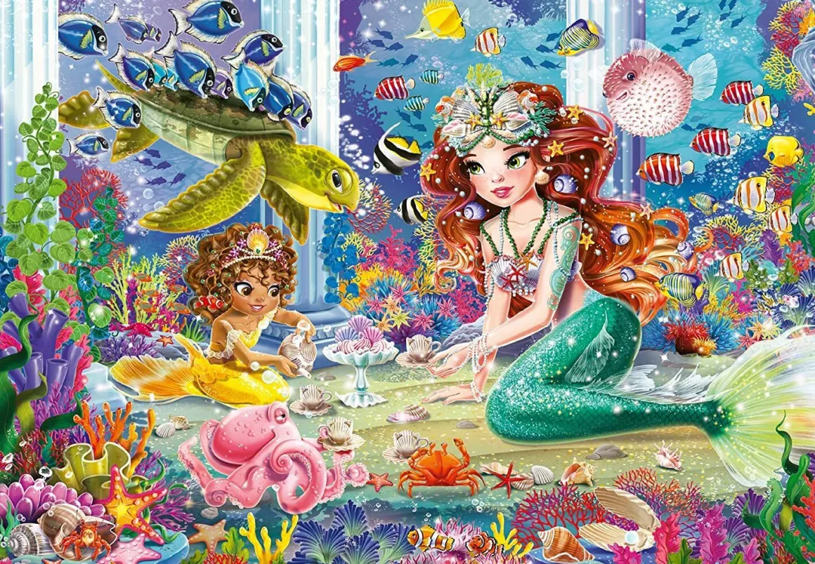 Ravensburger – Mermaid Tea Party 2 X 24 Piece Puzzle