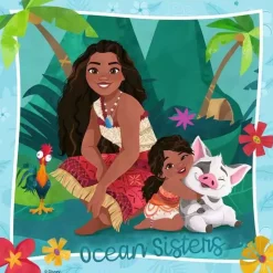 Ravensburger – Moana 2, Off to New Adventures 3 x 49 Piece Puzzle
