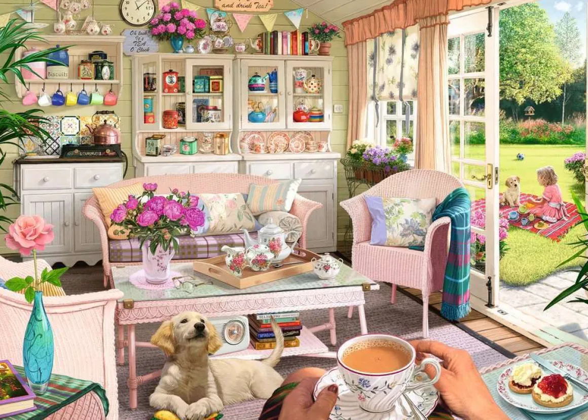 Ravensburger – My Haven No 9 – The Tea House 1000 Piece Puzzle