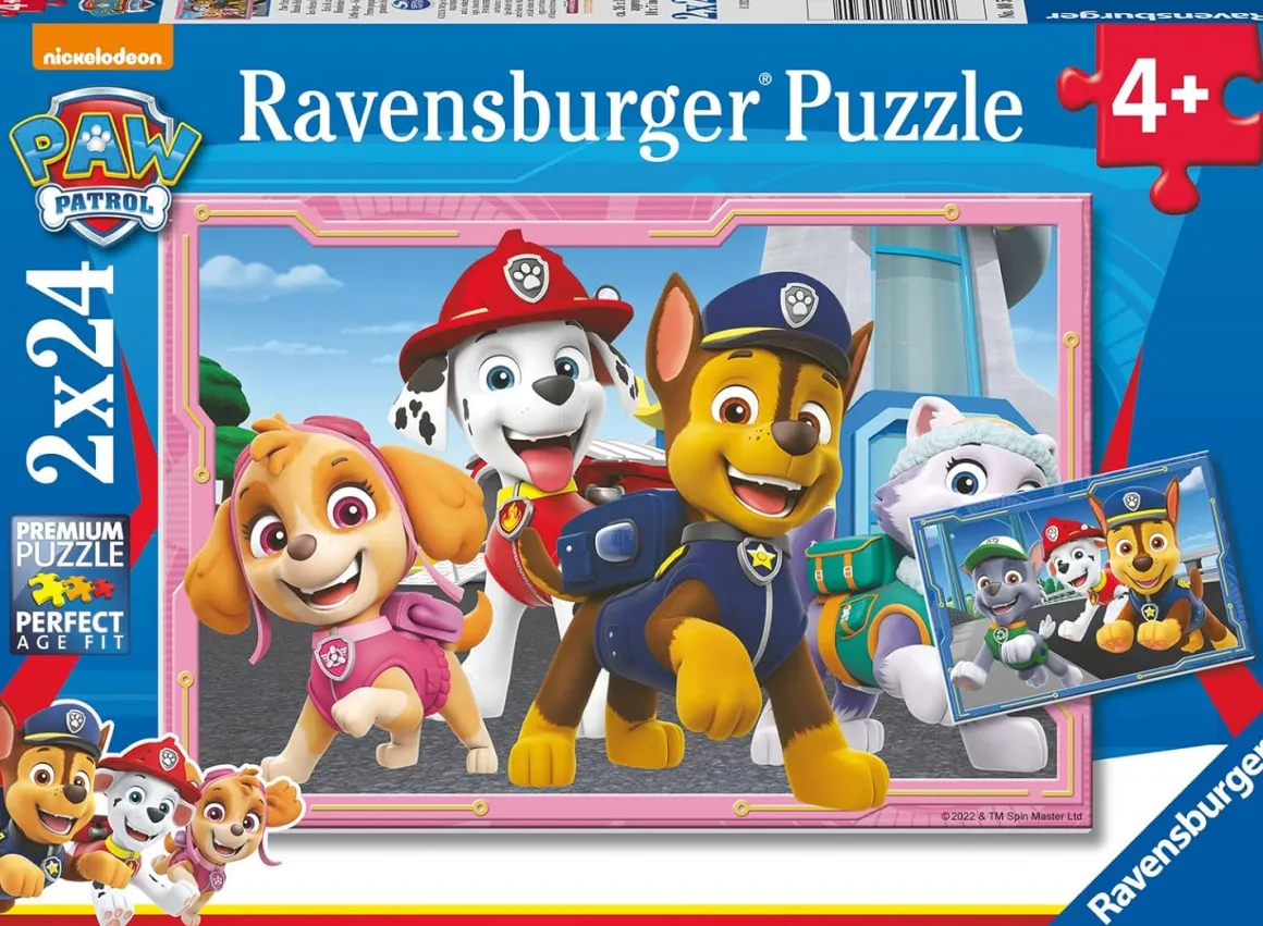 Ravensburger – Paw Patrol Dog Heroes 2 X 24 Piece Puzzle