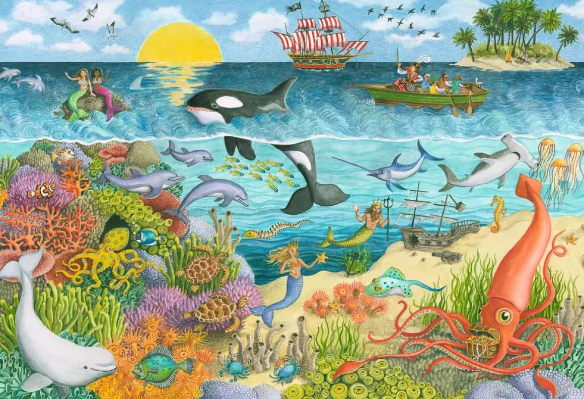Ravensburger – Pirates & Mermaids 2 X 24 Piece Jigsaw Puzzle